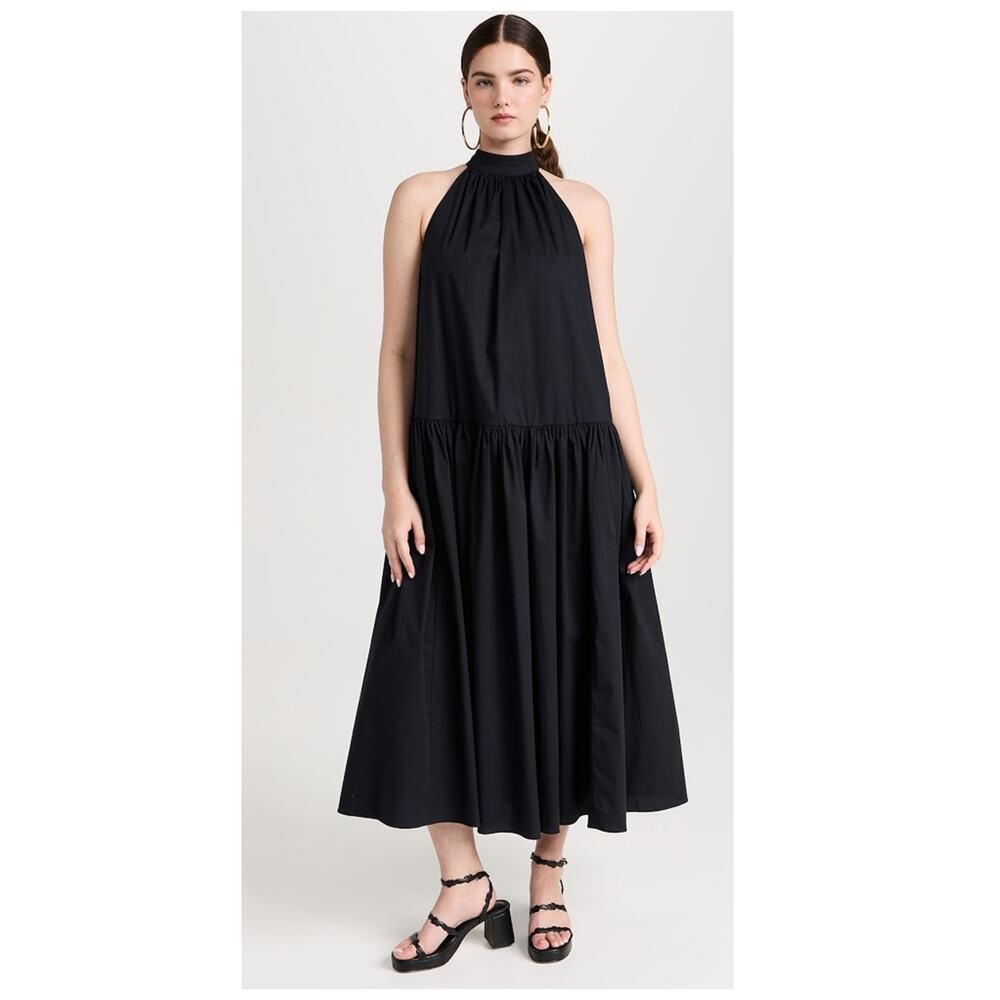 STAUD Midi Marlowe Dress Size XS